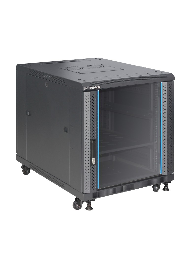 INDORACK IR8012G - Standing Close Rack 12U Depth 800mm